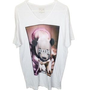 Life Is A Joke X Eleven Paris Womens XL White Pand